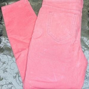 Style & Co Bright Peach Corduroy pants